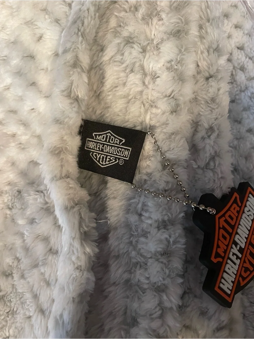 Harley-Davidson Plush Embroidered Blanket 62